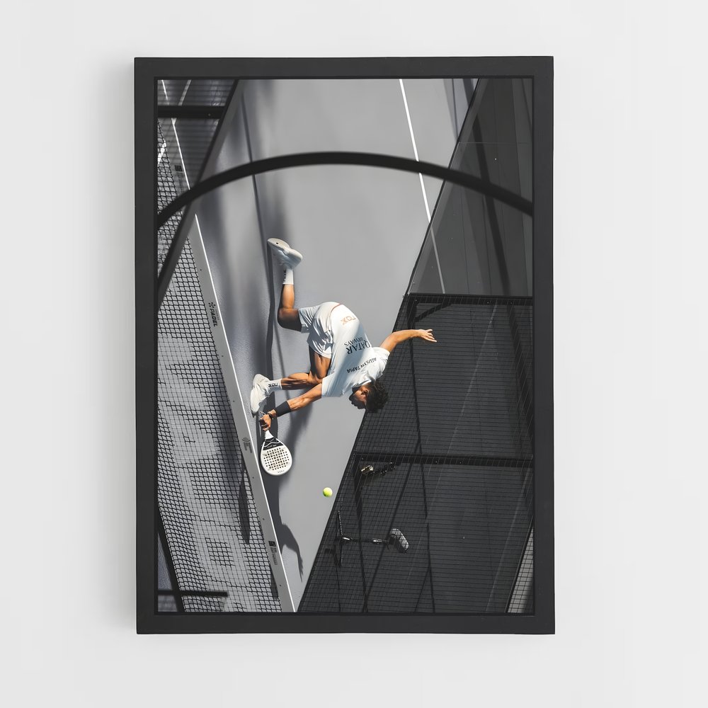 Poster Saut de Filet – affiche Padel (vue 2)